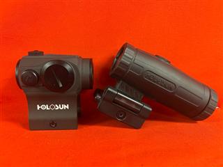 Holosun HS503G ACSS Red Dot + HM3X 3X Magnifier Combo – Flip to